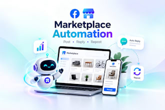 automate facebook marketplace posting and replying