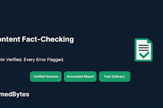 fact check your ai generated content for accuracy