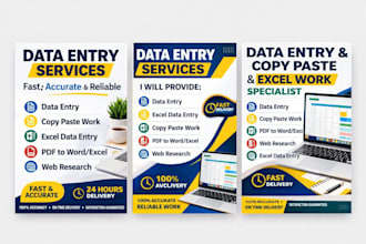 do data entry, copy paste, and excel work