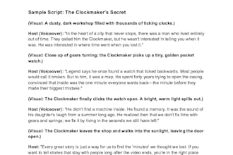 ghostwrite engaging youtube scripts and stories