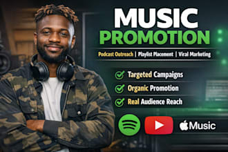 promote your music with targeted podcast outreach and playlist placement