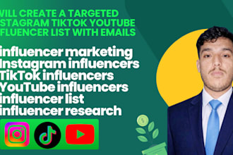 find instagram tiktok youtube influencers for influencer marketing