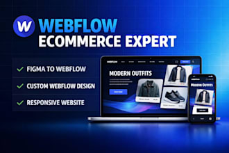 webflow website design webflow landing page webflow cms expert figma to webflow