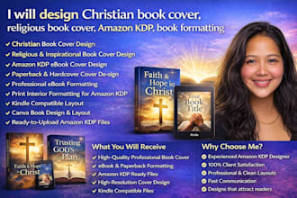design christian book cover, religious book cover, amazon kdp, book formatting