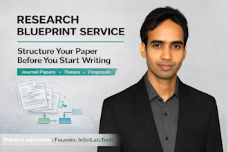 create a research blueprint for your journal paper or thesis