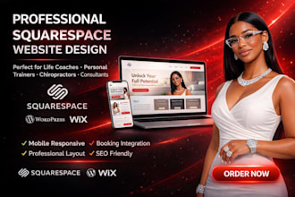 squarespace life coaching human consulting personal trainer chiropractor website