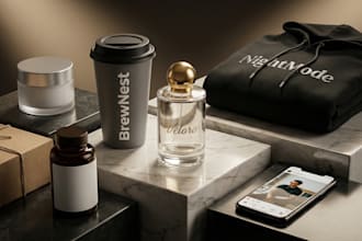 create professional product mockups for your brand
