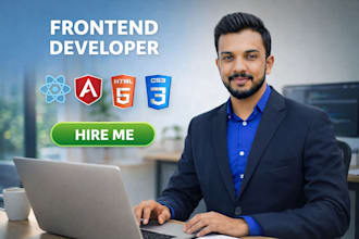 develop modern responsive websites with react next js and angular