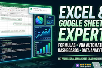 fix microsoft excel formulas, excel vba macros and google sheets automation