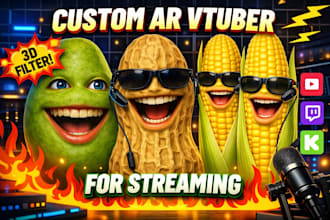 create a custom vtuber ar filter for snap camera