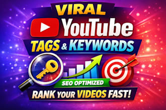 viral youtube tags and keywords for ranking your videos fast