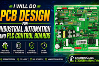 do pcb design for industrial automation and plc control boards