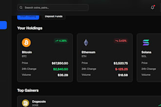 build crypto exchange website, wallet app, exchange website, dapp