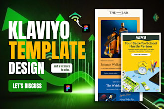do figma to klaviyo newsletter template design klaviyo email template design