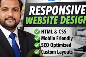 modern responsive HTML CSS website