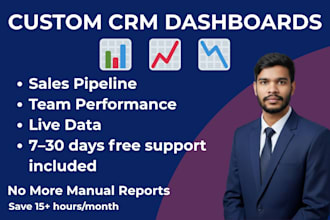 build custom CRM dashboards and sales analytics reports