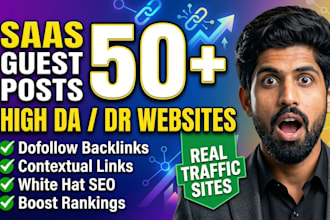 publish saas guest post on high da dr sites with dofollow backlinks