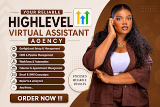 be gohighlevel real estate agency virtual assistant va ghl website