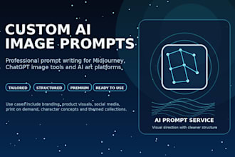 create image generation prompts for midjourney, chatgpt, or ai art tools