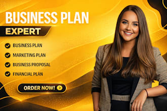 create business plan, marketing strategy and financial plan