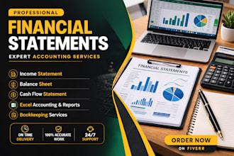 prepare professional financial statements in excel