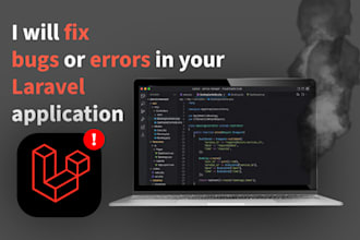 fix bugs or errors in your laravel application