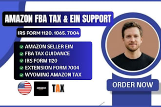 do amazon fba tax guidance with form 1120 1065 extension 7004 and schedules