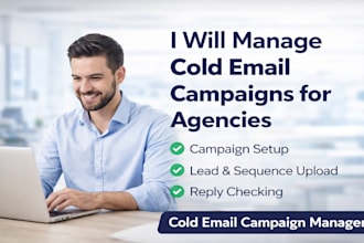 manage cold email campaigns for agencies