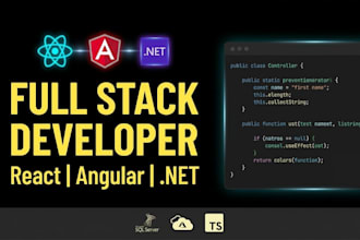 design and develop a full stack web applications