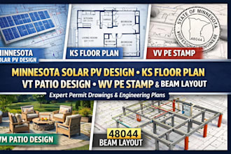 draw minnesota 2d solar pv deisgn ks floor plan vm patio pe stamp beam patio