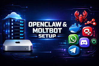 setup, deploy and secure openclaw, moltbot or clawdbot on vps or mac mini