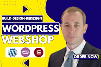 build wordpress woocommerce online store, wordpress webshop, ecommerce website