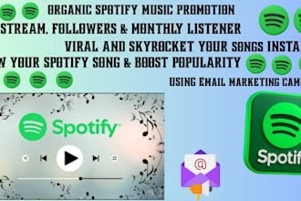 do organic spotify music promotion for super fast growth using email marketing
