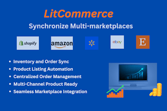 set up litcommerce to sync your multiple marketplaces