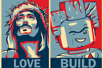 draw your photo into obama hope style poster in less than 24 hours
