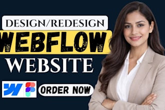 do webflow website, webflow design, webflow redesign and figma to webflow