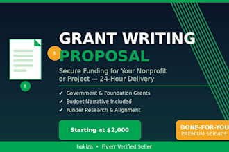 write a winning grant proposal that secures funding for your nonprofit or projec