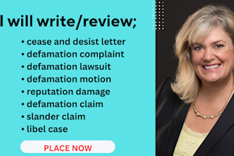 help address libel cases, slander claims, defamation, and reputation disputes