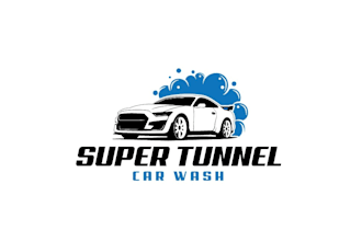 design automotive car wash, race, repair, logistics and wheel car logo