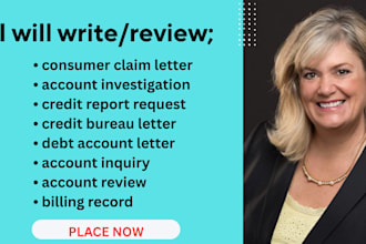 handle credit bureau cases, consumer claims, debt accounts, and billing disputes