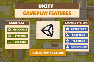 implement gameplay mechanics in unity