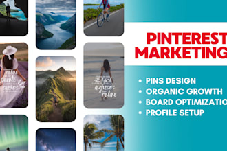 be your pinterest marketing manager to growth your business
