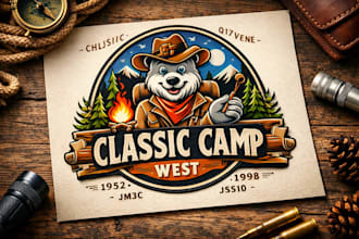 make a unique west way mascot logo with new concepts