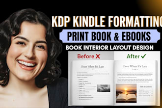 do KDP kindle formatting, pdf book formatting, fix clickable table of contents