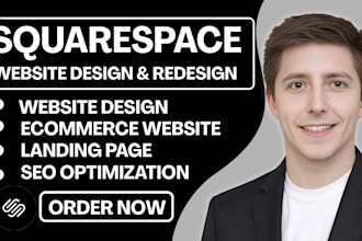 build squarespace website, design or redesign squarespace website for businesses
