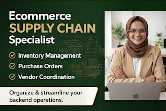 manage ecommerce supply chain, inventory and purchase orders