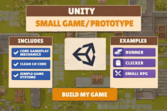 build a small unity game