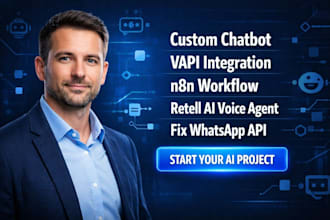 build custom chatbot, vapi integration, n8n, webhook automation