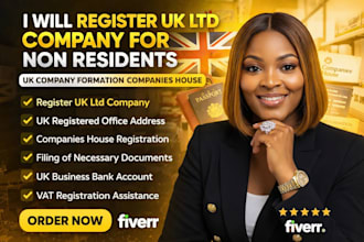 register UK ltd company for non residents UK company formation companies house