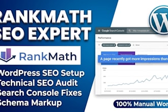 fix techinal SEO errors and setup rank math for wordpress
